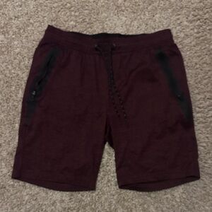 American Eagle Outfitters Maroon Athletic Shorts